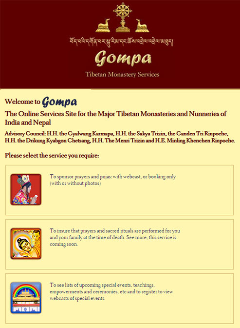 Gompa - Tibetan Monastery Services