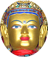 Buddha Maitreya face